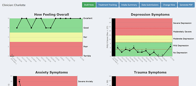 Vista Research Group - Patient Dashboard
