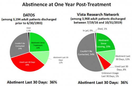 Abstinence at One Year Post-Treatment